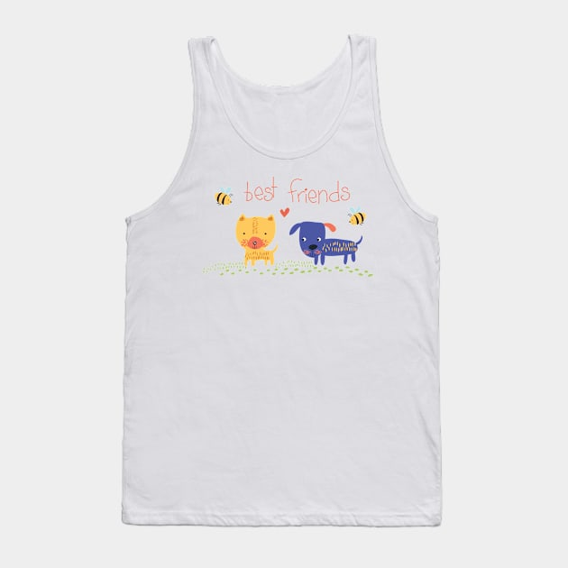 Best friends Tank Top by tfinn